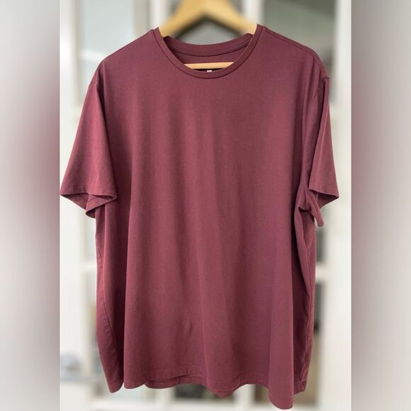 Goodfellow & Co. Men’s Crew Neck Burgundy Tee Size XXL NWOT - Picture 1 of 3
